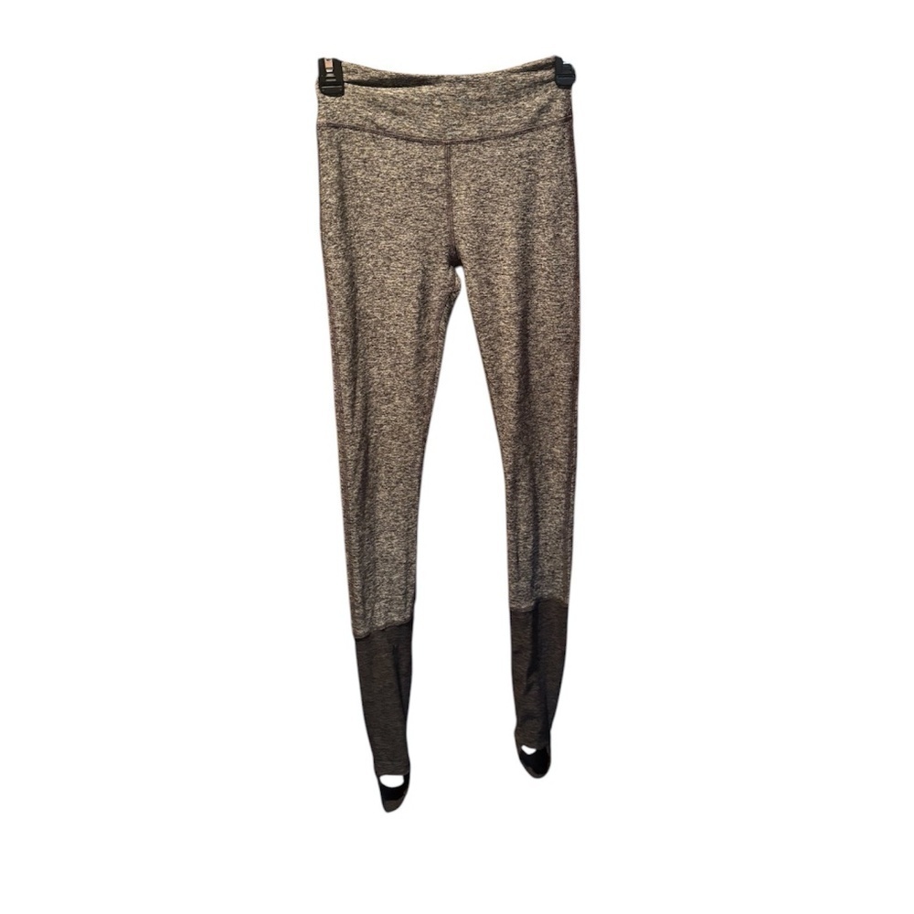 Outdoor Voices Soft Gray Two Tone High Rise Cloudknit Stirrup Leggings XS